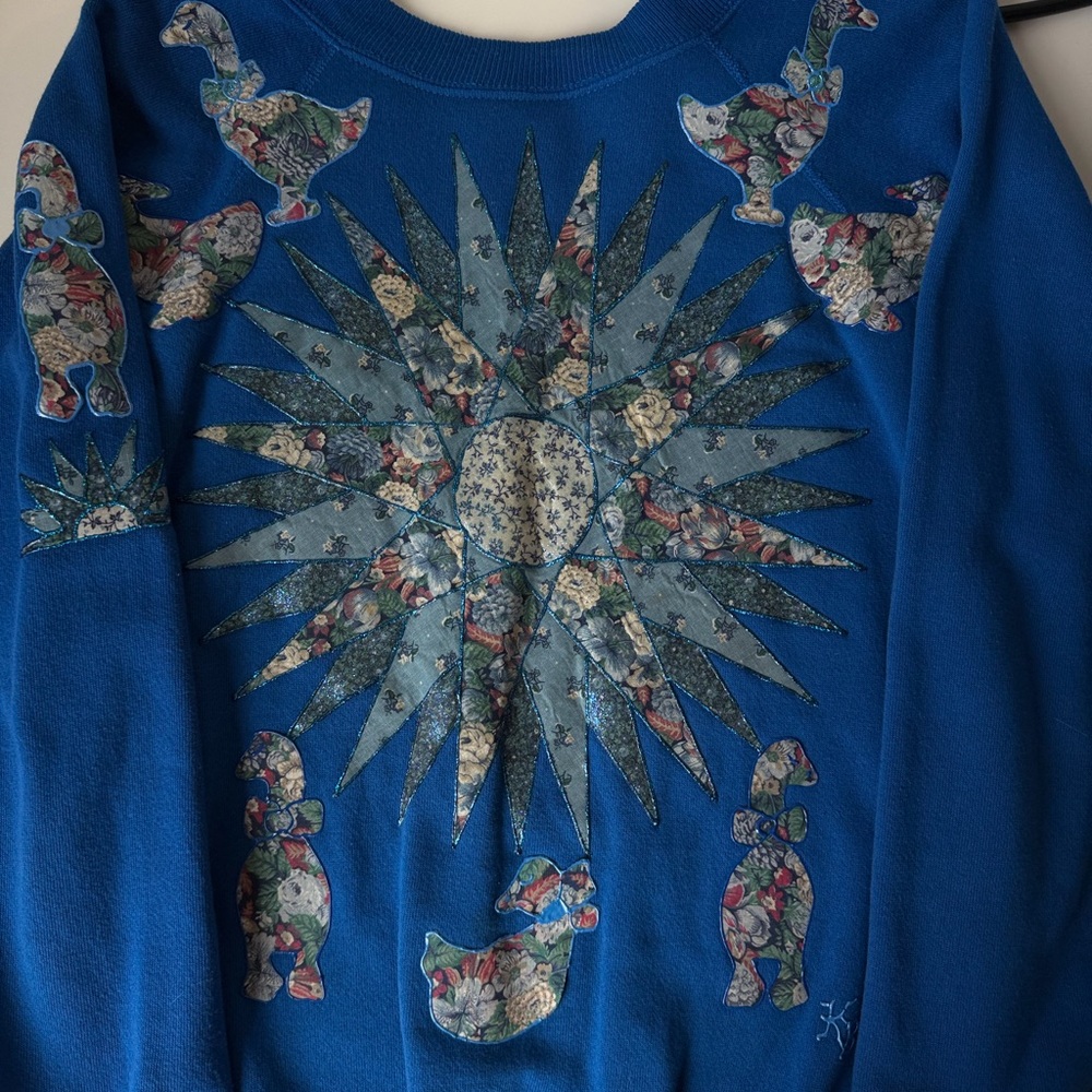 Vintage Hanes Royal Blue Crewneck Sweatshirt